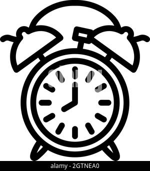 Icon Of Alarm Clock Stock Vector