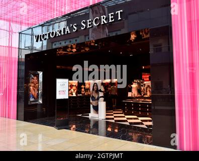 Entrance to Victoria's Secret store in the Birmingham Bullring shopping centre Stock Photo
