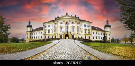 Hradisko monastery near Olomouc, Czech Republic. View of a military hospital situated in the former Hradisko monastery near Olomouc Stock Photo