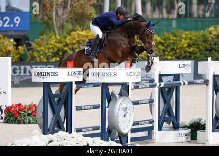 Ivan Serrano Saez of Spain riding Admiral during the CSIO