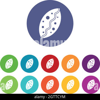 Baked pastry set icons Stock Vector Image & Art - Alamy