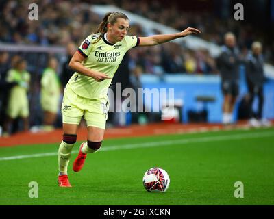 Birmingham, UK. 02nd Oct, 2021. Noelle Maritz (16 Arsenal) during the FA Womens Super League 1 game between Aston Villa and Arsenal at Villa Park in Birmingham. Credit: SPP Sport Press Photo. /Alamy Live News Stock Photo