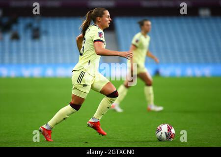 Birmingham, UK. 02nd Oct, 2021. Noelle Maritz (16 Arsenal) during the FA Womens Super League 1 game between Aston Villa and Arsenal at Villa Park in Birmingham. Credit: SPP Sport Press Photo. /Alamy Live News Stock Photo