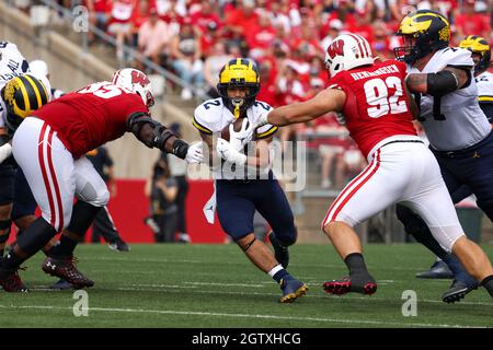 Michigan Wolverines running back Blake Corum during the Rose Bowl