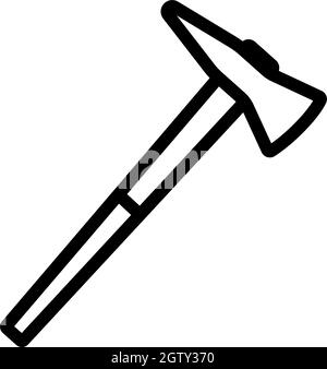 Fire Axe Icon Stock Vector