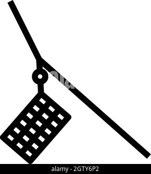 Icon Of Fishing Feeder Net Stock Vector
