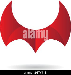 bat ilustration  logo vector Stock Vector