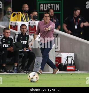 September 26, 2021: Austin FC Josh Wolff during an MLS match between Austin FC and the Los Angeles Galaxy on September 26, 2021 in Austin, Texas. (Credit Image: © Scott Coleman/ZUMA Press Wire) Stock Photo