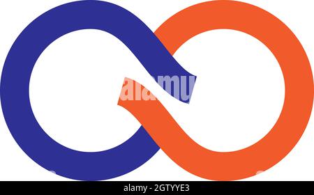 Infinity logo Vector icon template Stock Vector