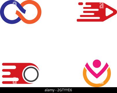 Business Finance professional logo template vector icon Stock Vector