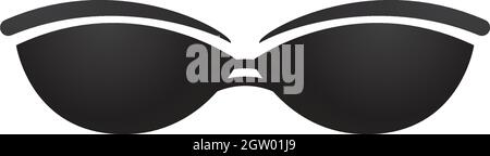 sun glass ilustration vector template Stock Vector