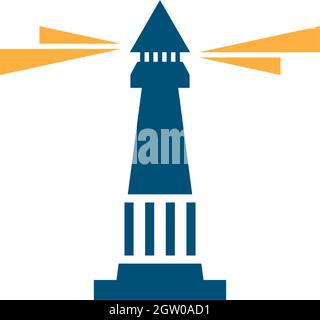 Light House Logo Template Stock Vector