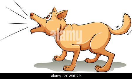 Barking Stock Vector