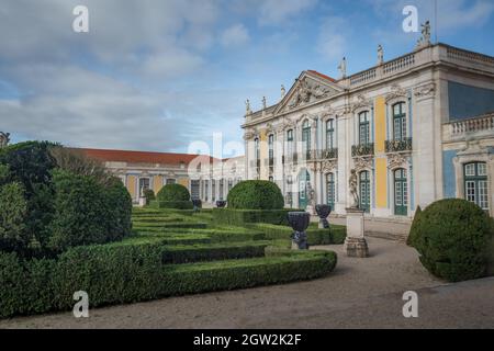 Palace of Queluz Gardens - Queluz, Portugal Stock Photo