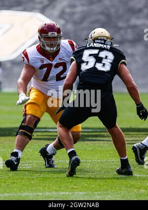 Colorado Buffaloes linebacker Nate Landman (53) in the second half of ...