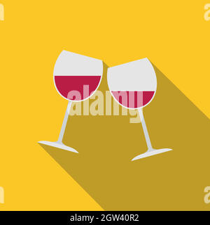 Wine Glasses Types White Red Wine Alcohol Drink Cups Vector Stock Vector by  ©Seamartini 391470518