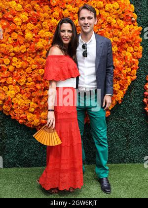 PACIFIC PALISADES, LOS ANGELES, CALIFORNIA, USA - OCTOBER 02: Anne-Sophie Stock arrives at the Veuve Clicquot Polo Classic Los Angeles 2021 held at the Will Rogers State Historic Park on October 2, 2021 in Pacific Palisades, Los Angeles, California, United States. (Photo by Xavier Collin/Image Press Agency/Sipa USA) Stock Photo