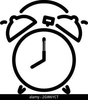 Icon Of Alarm Clock Stock Vector