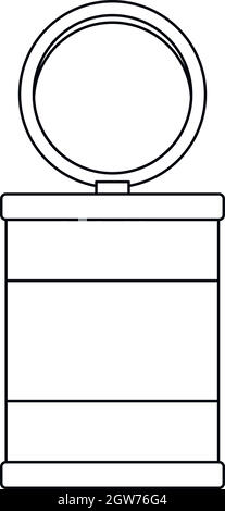 Office Trash Can Line Icon Royalty Free SVG, Cliparts, Vectors, and Stock  Illustration. Image 49359731.