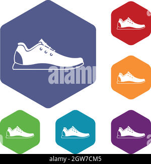 Fitness shoe with rubber sole Stock Vector Image & Art - Alamy