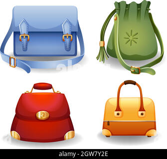 Female bags Stock Vector