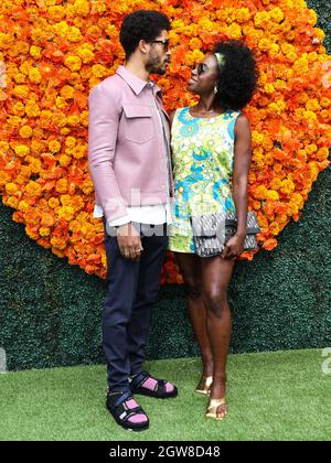 Pacific Palisades, United States. 02nd Oct, 2021. PACIFIC PALISADES, LOS ANGELES, CALIFORNIA, USA - OCTOBER 02: Actress Kirby Howell-Baptiste arrives at the Veuve Clicquot Polo Classic Los Angeles 2021 held at the Will Rogers State Historic Park on October 2, 2021 in Pacific Palisades, Los Angeles, California, United States. (Photo by Xavier Collin/Image Press Agency/Sipa USA) Credit: Sipa USA/Alamy Live News Stock Photo