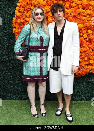 Pacific Palisades, United States. 02nd Oct, 2021. PACIFIC PALISADES, LOS ANGELES, CALIFORNIA, USA - OCTOBER 02: Actor Lukas Gage arrives at the Veuve Clicquot Polo Classic Los Angeles 2021 held at the Will Rogers State Historic Park on October 2, 2021 in Pacific Palisades, Los Angeles, California, United States. (Photo by Xavier Collin/Image Press Agency/Sipa USA) Credit: Sipa USA/Alamy Live News Stock Photo
