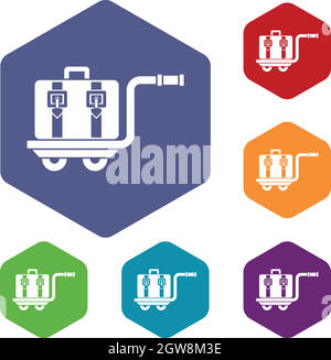 Baggage cart set 9 Stock Vector Image & Art - Alamy