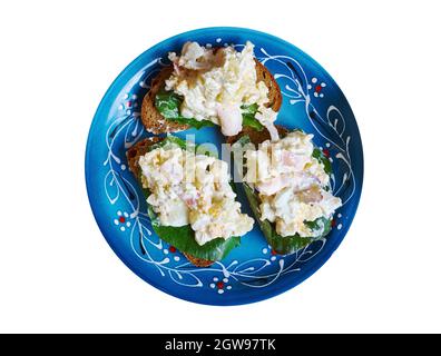 Becarska satrica -  Croatian salad originating from the region of Slavonija and Baranja Stock Photo