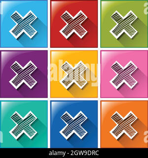 A Blue Math Multiplication Square illustration Stock Vector Image & Art ...