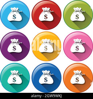 save money button. save money rounded red sign. save money Stock Vector ...