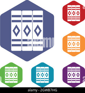 three books icons Stock Vector Image & Art - Alamy