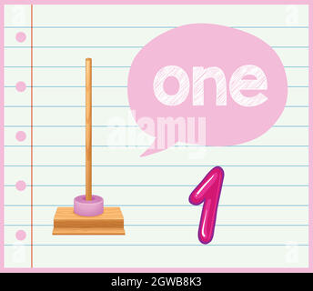 A one poster concept Stock Vector