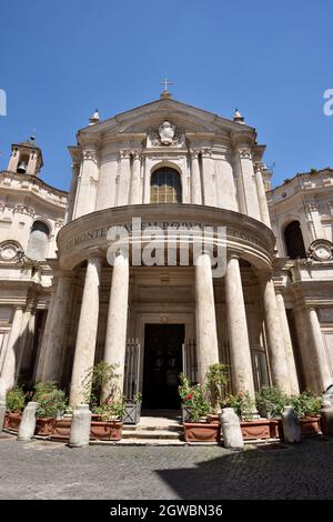 Italy, Rome, church of Santa Maria della Pace Stock Photo