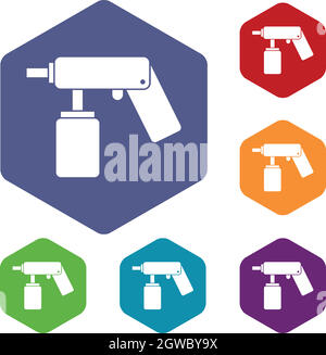 Aerosol can icons set vector color Stock Vector Image & Art - Alamy