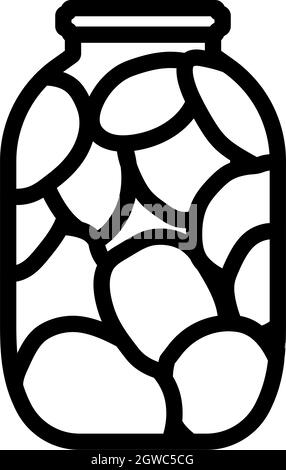 Canned Tomatoes Icon Stock Vector
