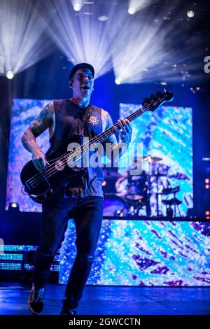 All Time Low   live at O2 Apollo Manchester, Uk 26th September 2021 Stock Photo