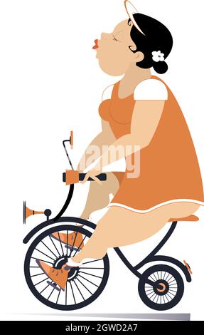 Fat girl 2024 riding bike