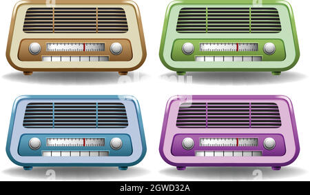 Radio Stock Vector
