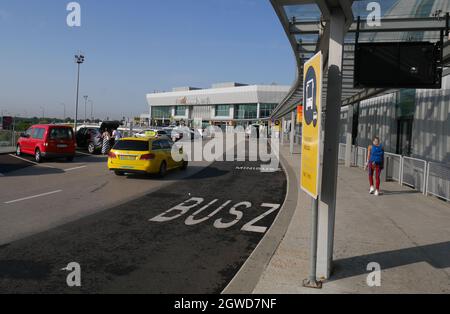 Terminal 2B, Budapest Airport, Budapest, Hungary Stock Photo