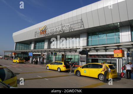 Terminal 2B, Budapest Airport, Budapest, Hungary Stock Photo