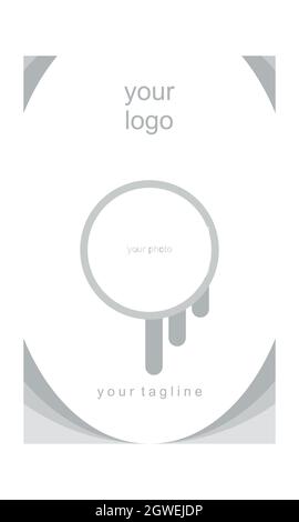 social media silver design template flat vector concept graphic design Stock Vector
