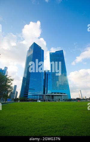 DBS Bank Headquarters located at Marina Bay Singapore Stock Photo - Alamy