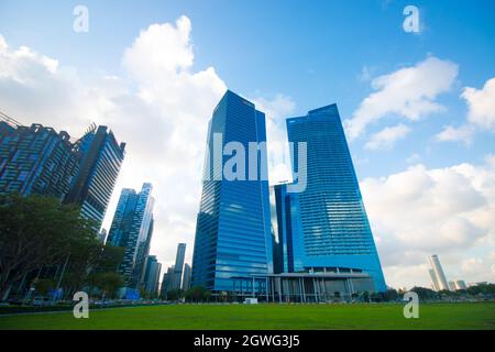 Dbs Bank Headquarters Located At Marina Bay Singapore Stock Photo - Alamy