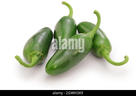 fresh jalapeno peppers Stock Photo