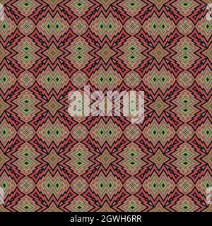 Abstract background pattern made from sarong pattern, endless pattern for wallpaper. Stock Photo