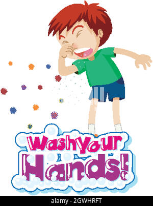 to wash oneself clipart of children