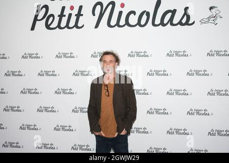 Jean Paul Rouve, French actor, at the photocall of the first screening of the new movie Le Tresor du Petit Nicolas (Little Nicholas' treasure) held at the Grand Rex theatre. Paris, France, on October 3, 2021. Photo by DanielDerajinski/ABACAPRESS.COM Stock Photo