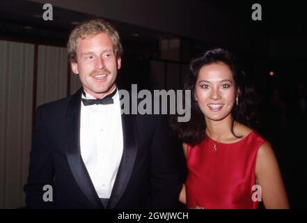 Michael Whitehorn and Rosalind Chao Circa 1980's Credit: Ralph Dominguez/MediaPunch Stock Photo