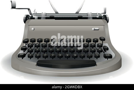 Typewriter Stock Vector